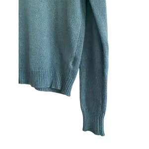Brandy Melville Dark Green Wool Blend Crewneck Pullover Sweater One Size thumbnail 3