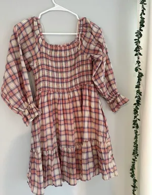 Pink Gingham Dress thumbnail 2