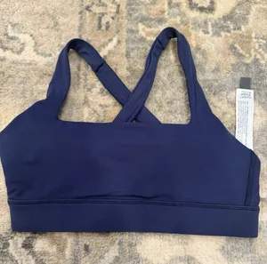 Vuori Daily Form Sports Bra Blue Coast XS NEW $68 thumbnail 1