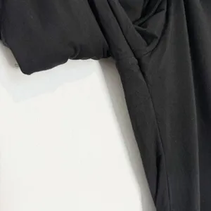 Naked Wardrobe Rich Leggings Size M Black Tie Wrap Waist Ruched Alternative Chic thumbnail 7