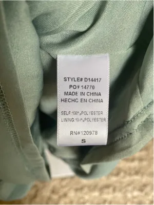 Entro Sage Green Tiered Midi Dress Ruffle Neck Feminine Romantic‎ Quiet Luxury S thumbnail 7
