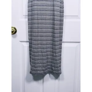 Marine Layer Ribbed Striped Midi Tank Dress Size XS Gray Coastal Resort Casual thumbnail 5