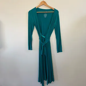 Kickee Pants Blue Bamboo Robe Womens Size Large thumbnail 2