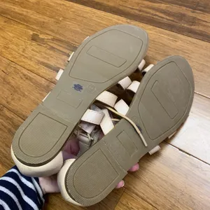 Old Navy Womens Beige Lace Up Gladiator‎ Strappy Flat Sandals Size 9 New Summer thumbnail 3