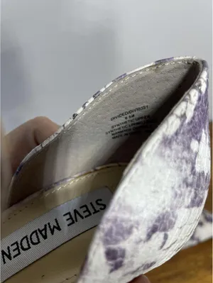 Steve Madden DOLLY Natural Snakeskin Pointed Toe Stiletto Pump 6.5 norm thumbnail 2