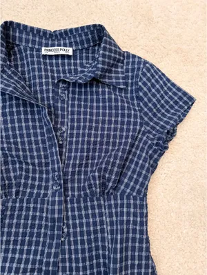 Princess Polly NWOT navy blouse thumbnail 4
