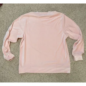 NWT Southern Marsh Courtney Corduroy Lounge Shirt Pink Velour Small Preppy thumbnail 7