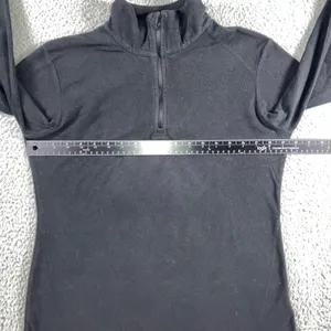 Columbia 1/4 Zip Jacket Women L Black Lightweight‎ Fleece Outdoor Classic Hiking thumbnail 4
