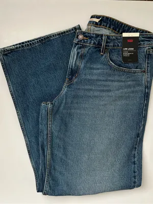 Levi’s low loose jeans NEW 32x32 wide leg thumbnail 5