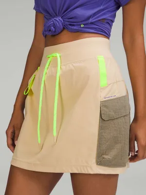 Lululemon Women’s Multi-Pocket Cargo High-Rise Hiking Skirt Skort in Prosecco 6 thumbnail 1