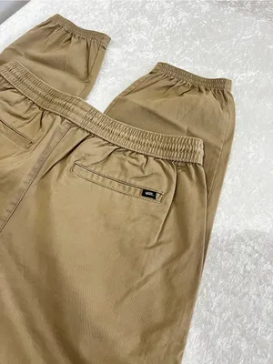 Vans Chamber II Jogger Women's Elastic Waistband Khaki Size Large Cotton Blend thumbnail 6