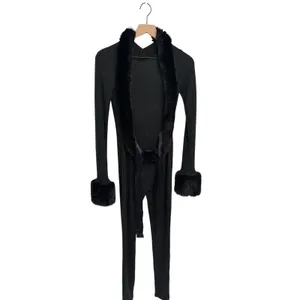 SKIMS Cloud Hooded Catsuit RARE XS onyx New without tags thumbnail 4