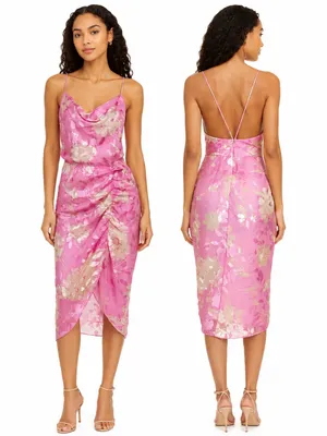 SAMSOE SAMSOE - Dapples Floral‎ Satin Burnout Dress. thumbnail 2