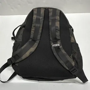 PINK Green Camo 17" Backpack Soft Case Women School Bag Mesh Bottle Pockets‎ thumbnail 8