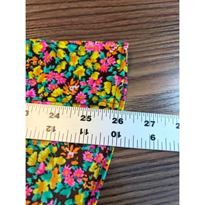 AFRM Yellow Floral Puff Sleeve Open Back Lattice‎ Detail Maxi Dress S thumbnail 11
