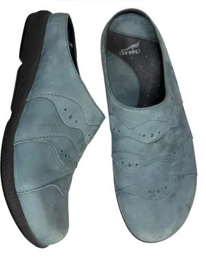 Dansko Glenna Nubuck Slip On Mule Clogs Size 40 thumbnail 1