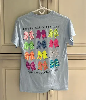 Gildan Light Blue Cheer T-shirt thumbnail 2