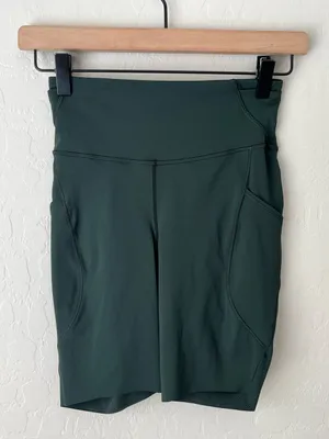 Lululemon Fast and Free High-Rise Shorts reflective Rainforest Green 4 thumbnail 6