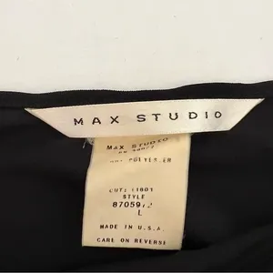 Max Studio Vintage Y2K Velvet Stripe Sleeveless Boat Neck Top Large thumbnail 4