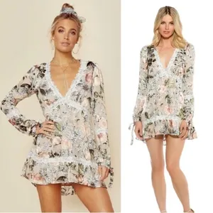 For Love and Lemons Luciana Swing Dress Medium thumbnail 3