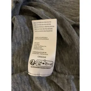 We The Free M Gray Long Sleeve Tee Lettuce Hem Grunge Y2K Casual Layering Top thumbnail 4