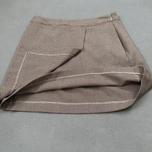 A New Day Mini Skirt Womens 4 Brown Houndstooth Pattern Side Zipper Patterned A thumbnail 6