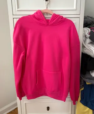 SHEIN pink hoodie  thumbnail 1