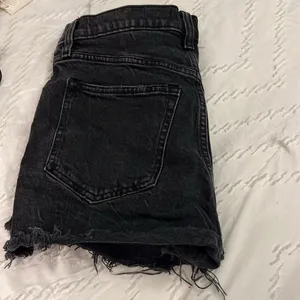 Abercrombie and fitch high rise cutoff shorts in black thumbnail 2