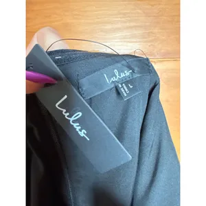 Lulus Compelling Style Black Strapless A-Line Maxi Dress Holiday Banquet Large thumbnail 6