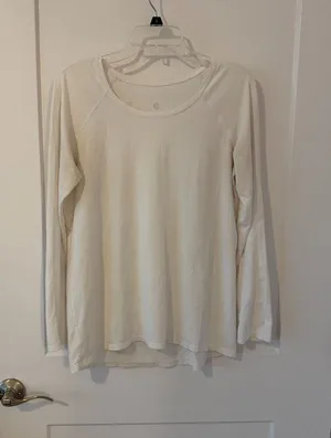 White Lululemon Long Sleeve thumbnail 1