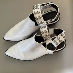 Rebecca Minkoff White Studded‎ Ankle Booties size 6.5 thumbnail 13