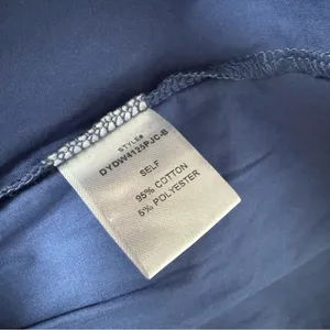 NEW Arula Laine Babydoll Dress Short Puff Sleeve Mini Denim Blue Amazing 1X thumbnail 10