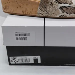 Dolce Vita Womens Wedge Platform Sandals Size 10 Snake Print Y2K Boho Cork Heel thumbnail 12
