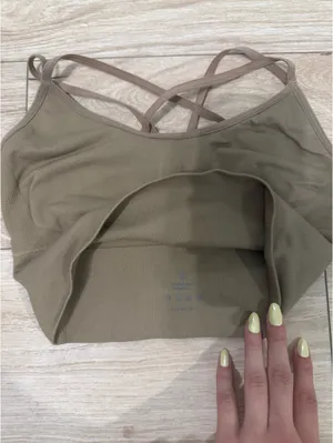 NVGTN Seamless sports bra Tan Size S thumbnail 4