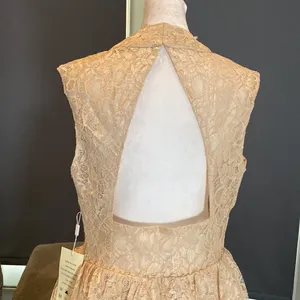 Women’s Short Halter Homecoming Party Dress Open Back Side Zip Size M NWT thumbnail 6