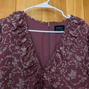 Alessia Frill Dress in Ditsy Flor | Bardot Size M thumbnail 14