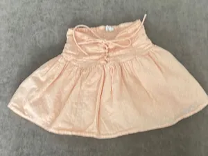 Cotton On skirt. Elastic waist with tie up front design. Color- peach. Size XXS thumbnail 1