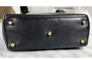 Gianni Mini Leather Medusa Medallion Shoulder Bag thumbnail 8