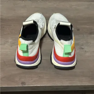 Steve Madden White and Yellow Sneakers thumbnail 4