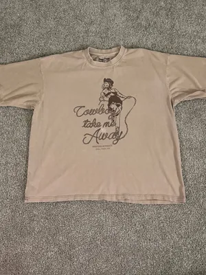 Rebel + Fleur 3XL Cowboy Take Me Away Western Romance Oversized Cowgirl Tee Boxy thumbnail 5