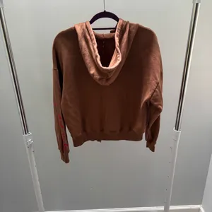 Victoria’s Secret PINK Rust Brown Zip Up Hoodie with Red Logo thumbnail 8
