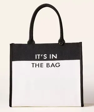 NWT Kate Spade X Target Women's Large Polka‎ Dot Tote Bag Black & White Chic thumbnail 1