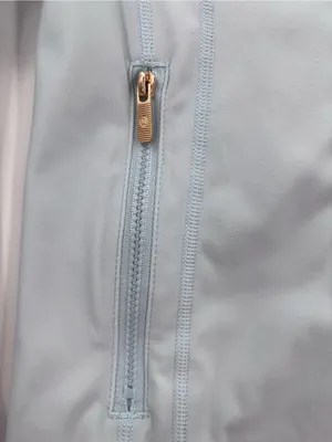 lululemon athletica Light Blue Zip-Up Bomber Jacket thumbnail 5