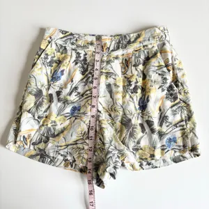 Abercrombie & Fitch Tropical Floral Linen Blend Shorts Women’s Small NWT Pull On thumbnail 5