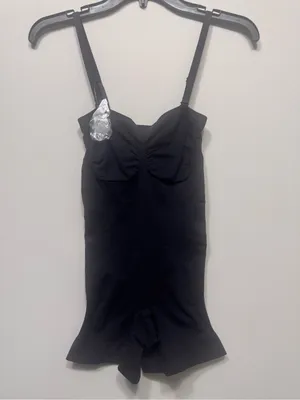 SHAPELLX Shapewear Bodysuits Tummy Control Butt Lifter removable Straps Black thumbnail 5