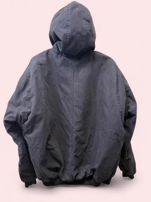 Berne Heritage Duck Utility Hooded Zip Up Jacket XL Black thumbnail 7