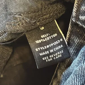 Free market flying tomatoes extreme wide leg dark sailor jeans size 27‎ thumbnail 16