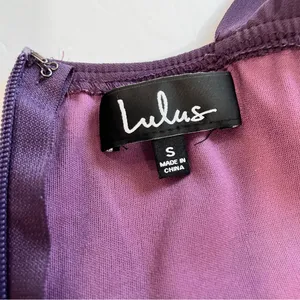 Lulus‎ Forevermore Dusty Purple Halter Sleeveless Skater Dress SMALL thumbnail 11