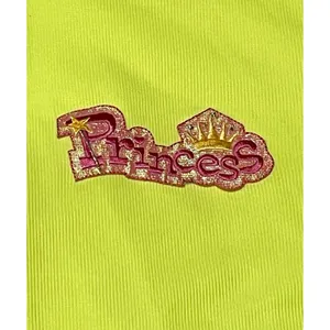 Performance Bike Bicycle Jersey Women’s Small Yellow Princess Logo Patch 3/4 Zip thumbnail 2