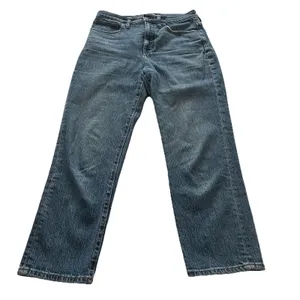 Madewell Women's Size 28 Classic Straight Leg Denim Jeans Medium Wash High Rise thumbnail 2